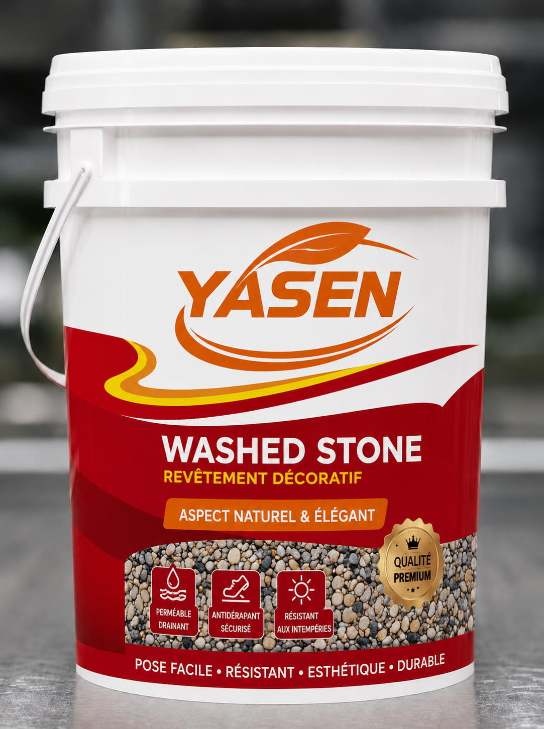 Yasen Epoxy Resin Washed Stone Flooring